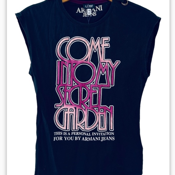 Armani Jeans Tops - Armani jeans shirt black size 38-xs new